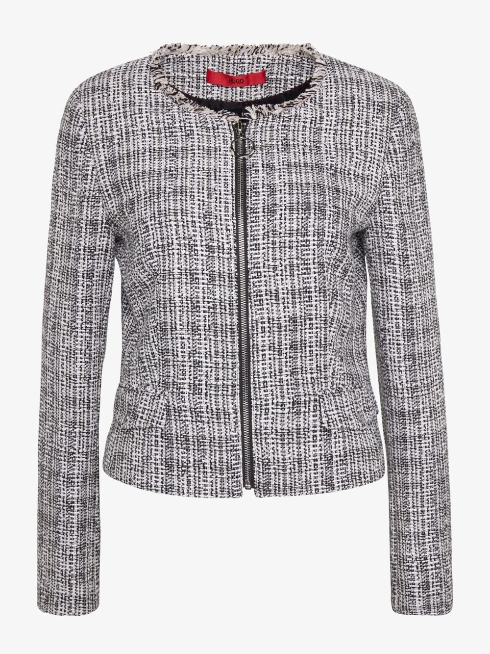 NWT Hugo Boss Tweed Chanel style cropped jacket